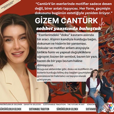 Gizem Cantürk, Geçmiş ile Felsefi Diyaloğun Bugünün Tuvale Yansıması, 